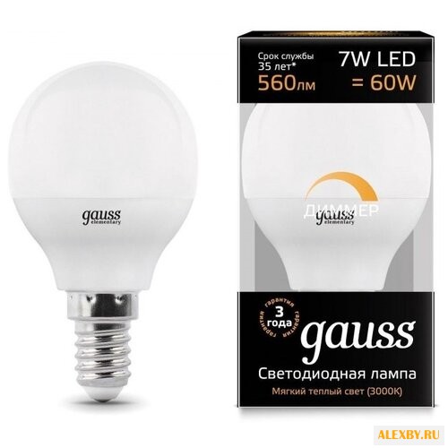 Лампа светодиодная gauss LED