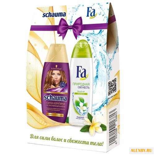 Набор Fa Белый чай + Schauma