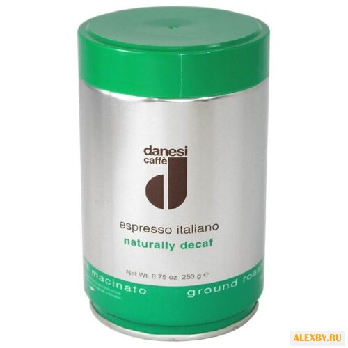 Кофе молотый Danesi Decaf