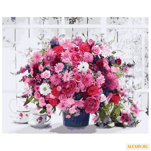 Рыжий кот Картина по номерам