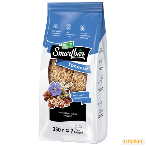 Гранола Smartbar хлопья с