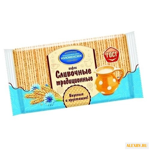 Вафли Коломенское сливочные
