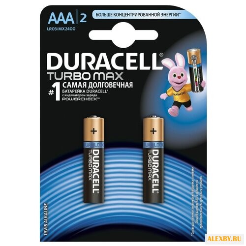 Батарейка AAA Duracell LR03-2BL