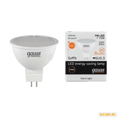 Лампа светодиодная gauss LED