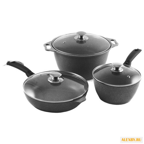 Набор посуды Kukmara Мраморная