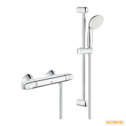 Термостатический двухрычажный