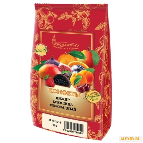 Конфеты Кремлина инжир в шоколаде