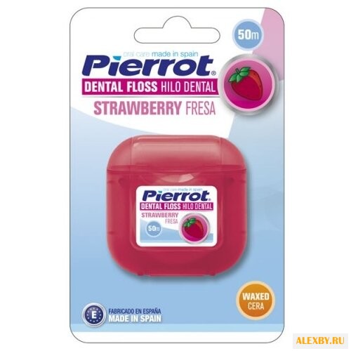 Pierrot зубная нить Strawberry