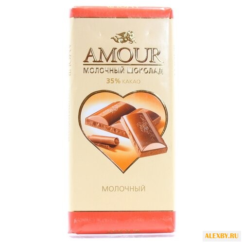 Шоколад Amour молочный