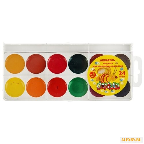 Каляка-Маляка Акварель 24 цвета