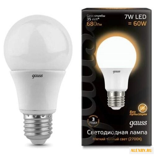 Лампа светодиодная gauss LED