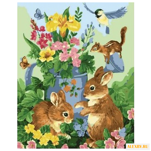 Рыжий кот Картина по номерам