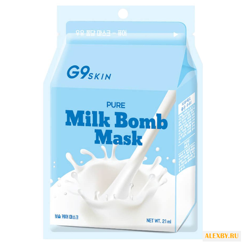 G9SKIN тканевая маска Milk Bomb