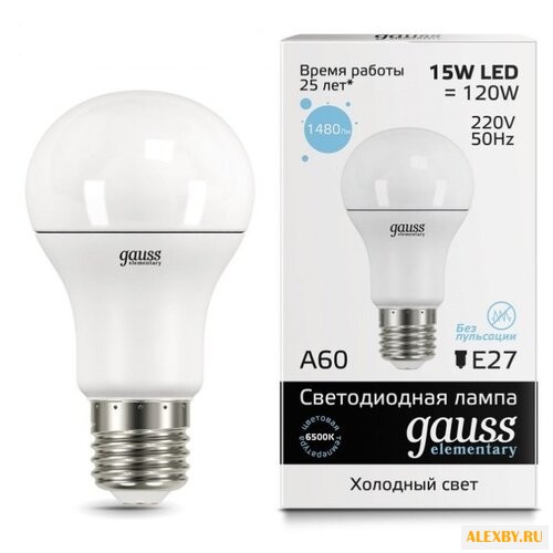 Лампа светодиодная gauss LED