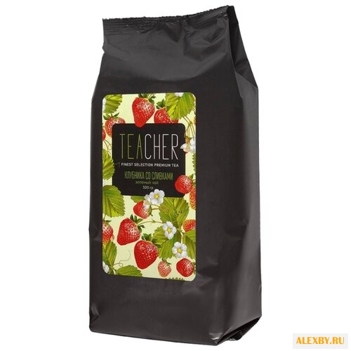 Чай зеленый Teacher Клубника со