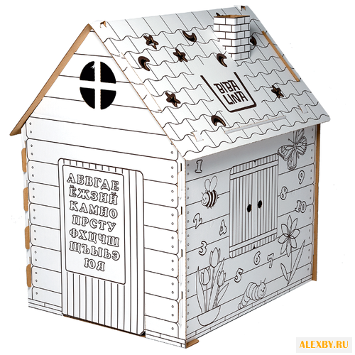 Домик BibaLina Раскраска