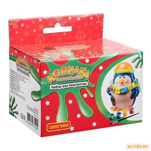 Копилка-раскраска Пингвин DIY037