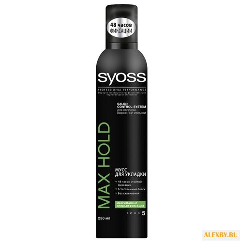 Syoss мусс Max Hold