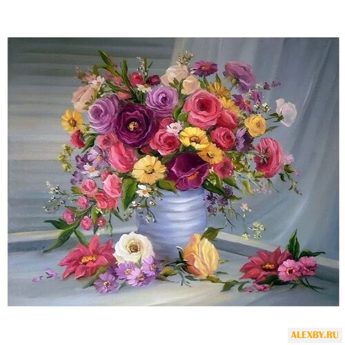 Рыжий кот Картина по номерам