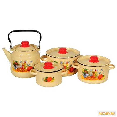 Набор посуды СтальЭмаль 1с142 1