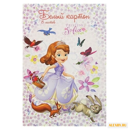 Белый картон Disney София