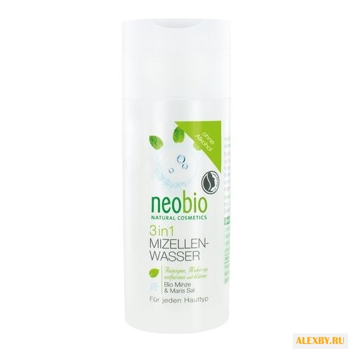 Neobio Мицеллярная вода 3 в 1 с