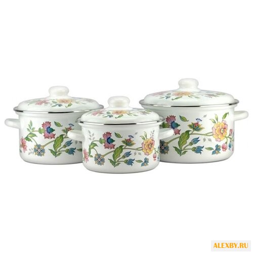Набор кастрюль Эмаль Гармония