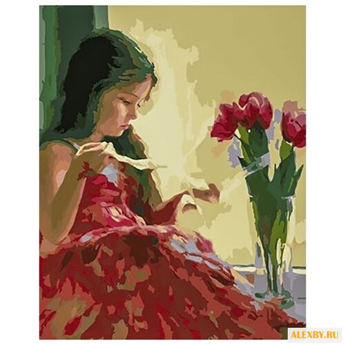 Рыжий кот Картина по номерам