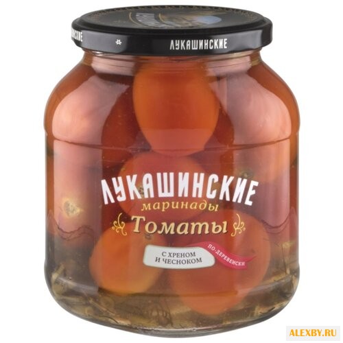 Томаты с хреном и чесноком