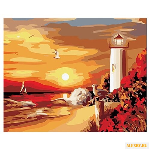 Рыжий кот Картина по номерам