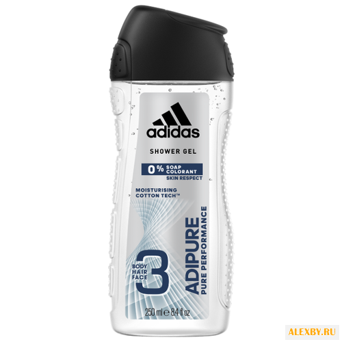 Гель для душа 3 в 1 Adidas