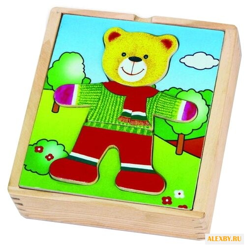 Рамка-вкладыш Viga Одень мишку