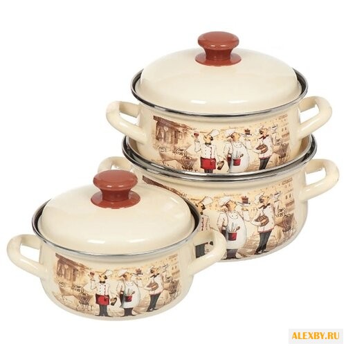 Набор кастрюль КМЗ Сомелье-1 6