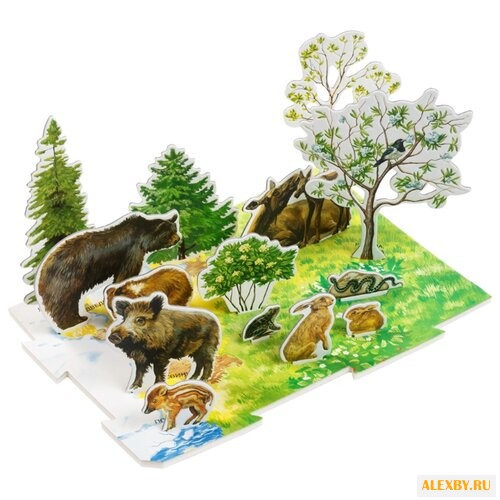 Пазл Умная Бумага Весна в лесу