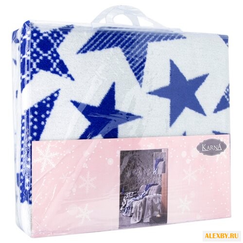 Плед KARNA хлопок STARS 150 x