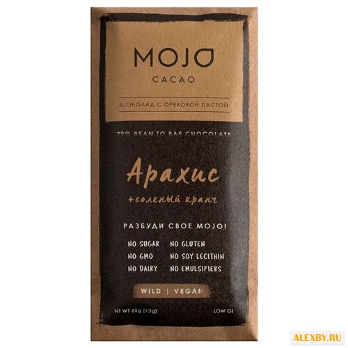 Шоколад Mojo Cacao Арахис +