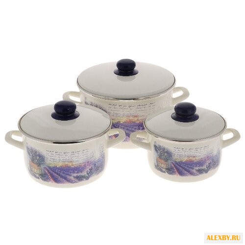 Набор кастрюль METROT Лаванда