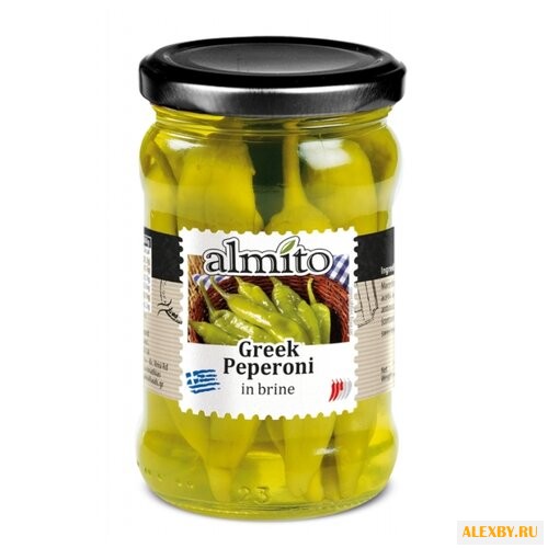 Греческий зеленый маринованный