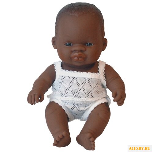 Пупс Miniland девочка африканка