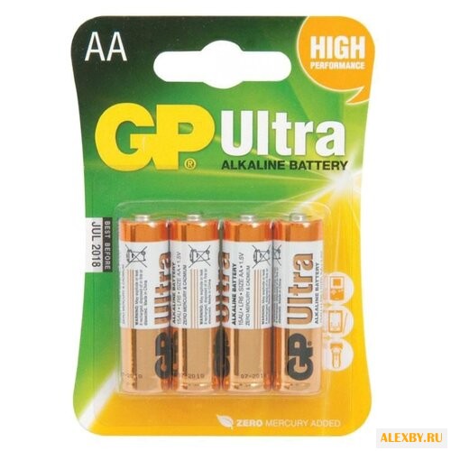 Батарейка AA GP Ultra Alkaline