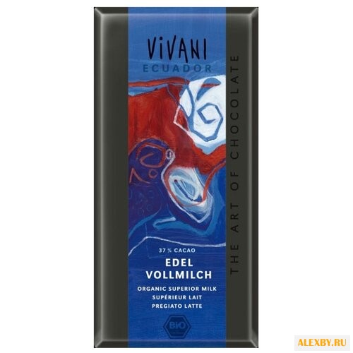 Шоколад Vivani Эквадор молочный