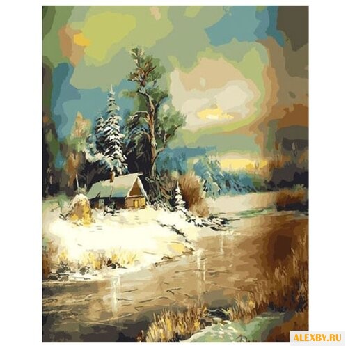 Molly Картина по номерам Зима
