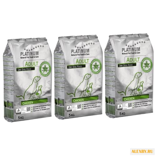 Корм для собак PLATINUM Adult