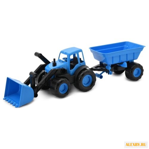 Трактор ZEBRATOYS с ковшом и