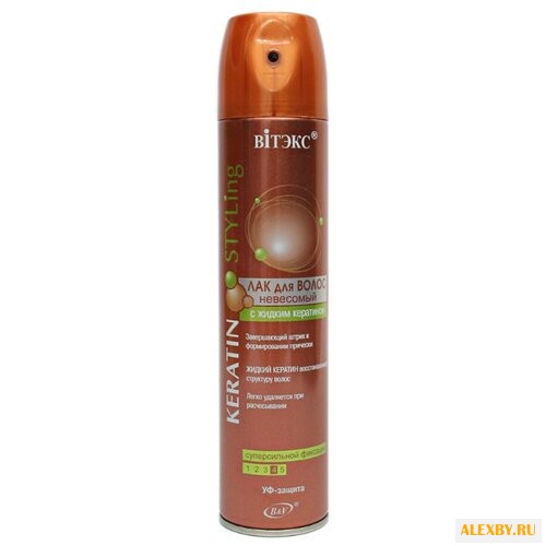 Витэкс Лак для волос Keratin