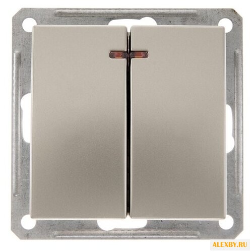Выключатель 2х1-полюсный