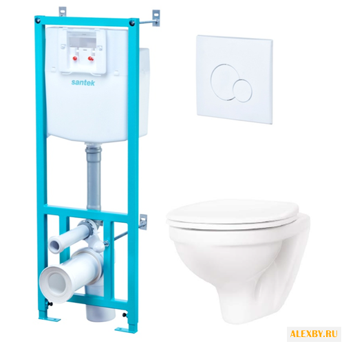 Унитаз с инсталляцией Santek