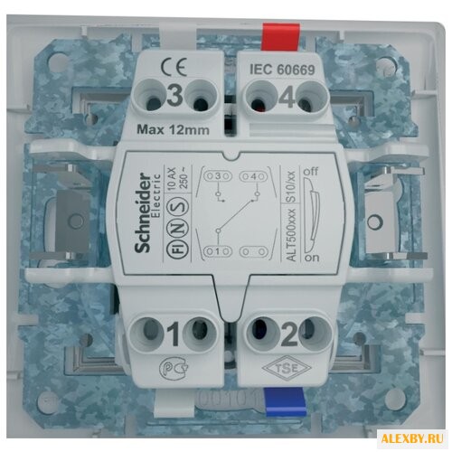 Переключатель с 2-х мест