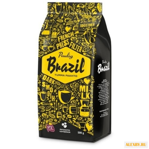 Кофе в зернах Paulig Brazil
