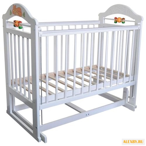 Кроватка Малика Зебра маятник